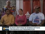 Realizan dotación de equipos electrónicos a iglesias cristianas del estado Barinas