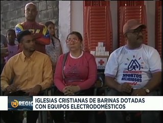 Realizan dotación de equipos electrónicos a iglesias cristianas del estado Barinas