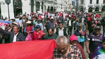 Se reinician protestas en Perú pidiendo adelanto de elecciones y renuncia de Boluarte