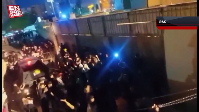 Irak'ta Sadr yanlıları, İsveç büyükelçiliğini ateşe verdi