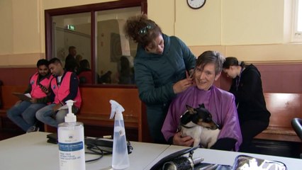 Hairdressers donate their services to help disadvantaged