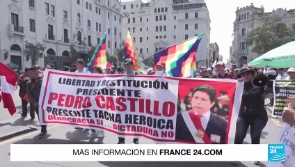 Jornada de protesta en las calles de Lima para exigir la renuncia de la presidenta Dina Boluarte