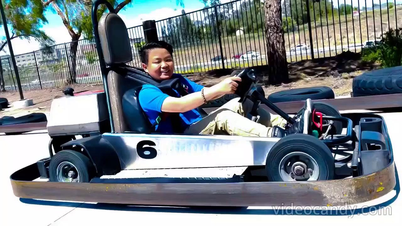 nd Charlotte Kid Go Kart Racing Challenge in REAL LIFE!_merged