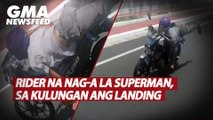 Rider na nag-a la Superman, sa kulungan ang landing | GMA News Feed