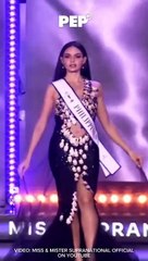 Pauline Amelinckx looks stunning in her evening gown for the #MissSupranational2023 | PEP #shorts