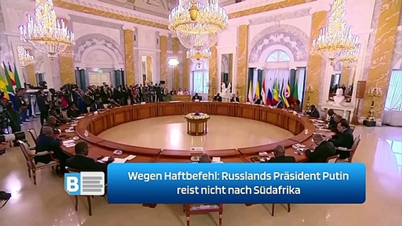 Wegen Haftbefehl: Russlands Präsident Putin reist nicht nach Südafrika