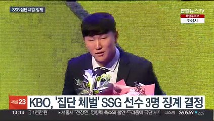 'SSG 집단 체벌' 출장정지 징계…폭행 가해자는 퇴단