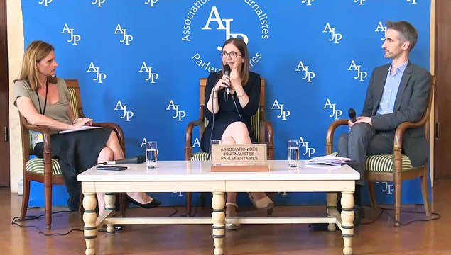 Conférence de presse de l'AJP : Mme Aurore Bergé, députée des Yvelines, présidente du groupe Renaissance - Mercredi 19 juillet 2023