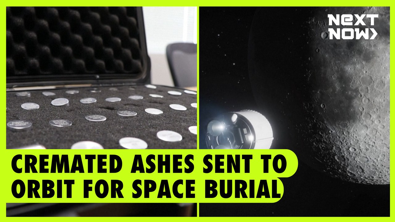 Cremated ashes sent to orbit for space burial | NEXT NOW