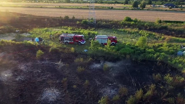 Nasze Miasto Biała Podlaska pożar zbóż i nieużytków