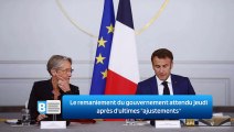 Le remaniement du gouvernement attendu jeudi après d'ultimes 