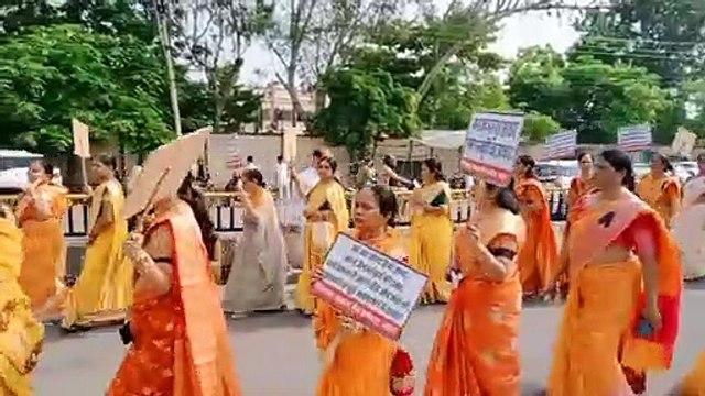 जैन समाज ने निकाला मौन जुलूस, जैन आचार्य के हत्यारों को कड़ी सजा देने की मांग