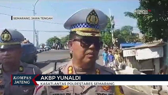 Polisi Usut Penyebab Kereta Api Brantas Menabrak Truk Trailer