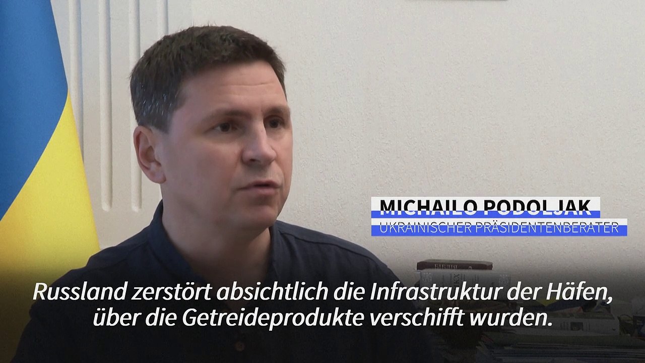 Kiew: Moskau zerstört 'absichtlich' Getreide-Infrastruktur