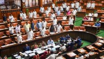 कर्नाटक विधानसभा में हंगामा, भाजपा विधायक हुए बेहोश, BJP के 10 MLA पूरे सत्र के लिए निलंबित