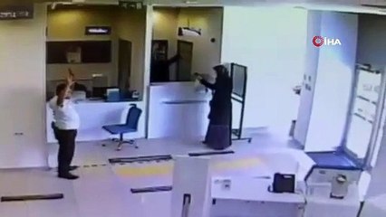 İstanbul'da kadın kılığında banka soygunu