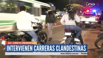 Operativo contra carreras clandestinas derivó en gasificación