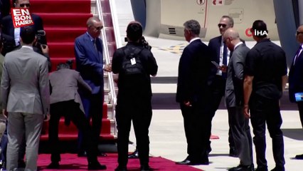 Cumhurbaşkanı Erdoğan KKTC'de resmi törenle karşılandı
