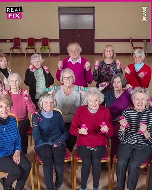 Britain's OLDEST Exercise Class!