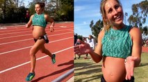Pregnant Woman DEFIES Critics By Running a 5 MINUTE MILE!