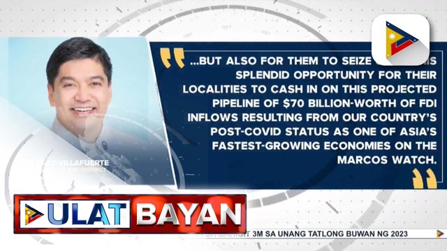 Rep. Villafuerte, nanawagan sa LGUs na magkasa na rin ng mga green lanes