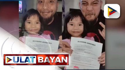 Tatay at dalagitang anak, lumagda sa 'Boyfriend Agreement' para matiyak na masusunod ang mga kondisyon bago mag-boyfriend