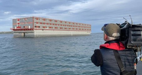 Hapishaneye benzetilen Mülteci gemisi Bibby Stockholm, sosyal medyayı ikiye böldü!