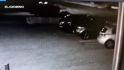 Incidente Garbagnate, le immagini riprese dalle telecamere di un negozio