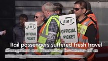 Passengers face fresh travel disruption amid strike by thousands of rail workers