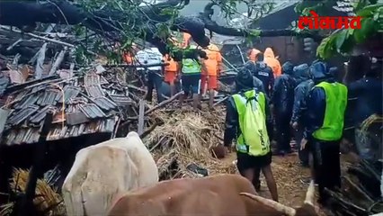 इर्शाळवाडी दुर्घटनेतल्या पीडितांचा CM शिंदेंसमोर फुटला बांध