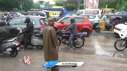 Roads Damaged At Secunderabad Due To Heavy Rains | V6 News