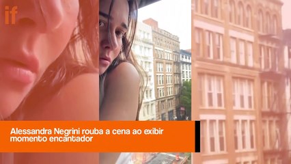Alessandra Negrini compartilha vídeo encantador