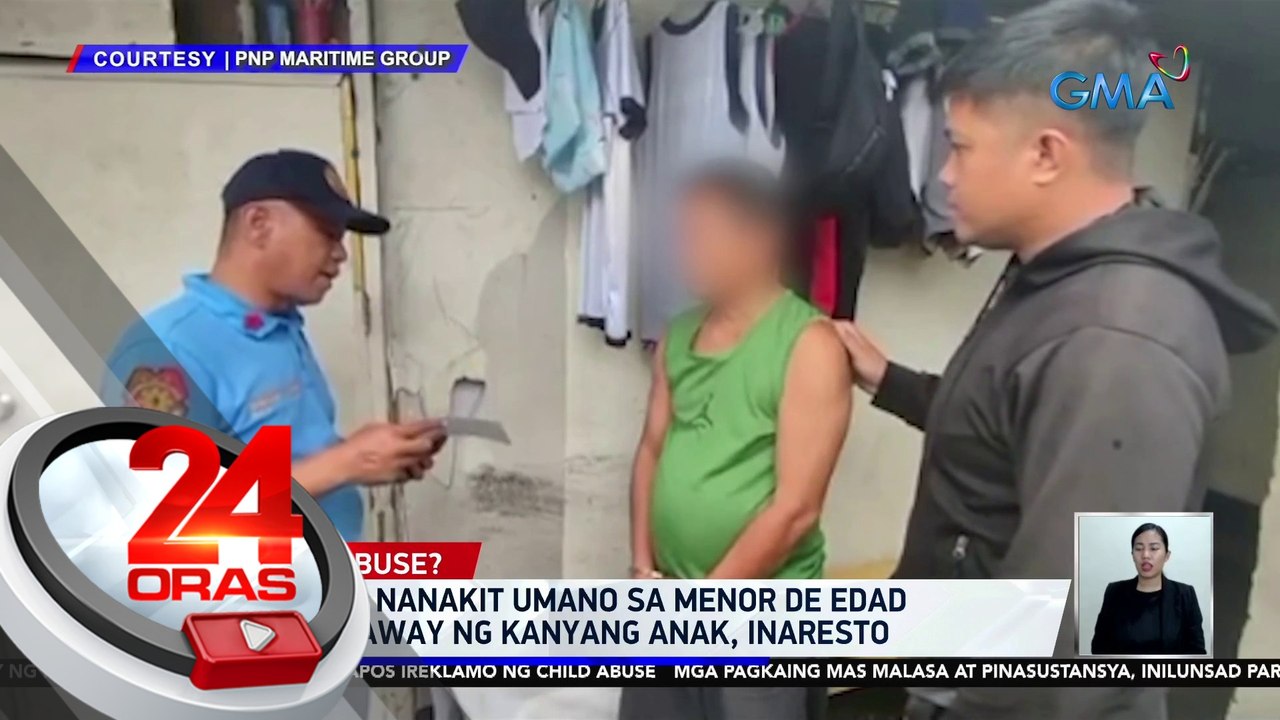 Tatay na nanakit umano sa menor de edad na nakaaway ng kanyang anak, inaresto | 24 Oras