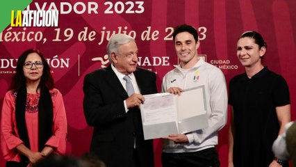 AMLO reconoce a medallistas de los JCC San Salvador 2023