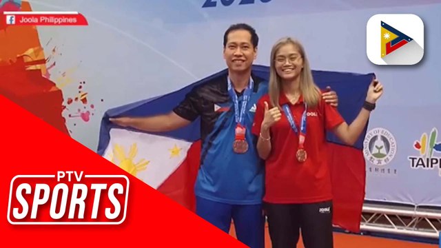Pinoy duo paddlers, wagi ulit ng tanso sa 4th World Deaf Table Tennis Championship