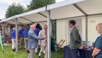 King Charles meets Black Mountains College