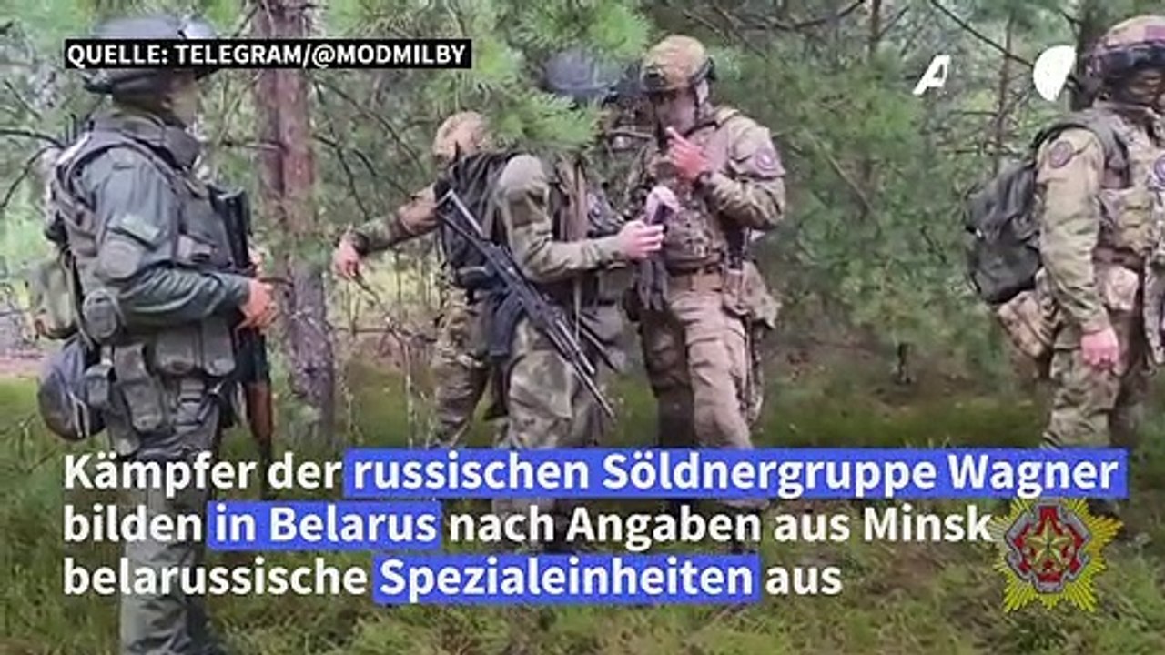 Wagner-Kämpfer bilden jetzt angeblich Spezialeinheiten in Belarus aus