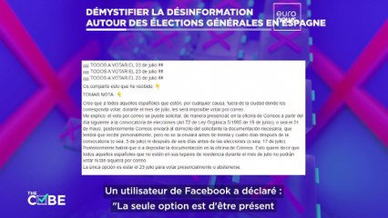 Élections espagnoles : exemples de désinformation sur les réseaux sociaux