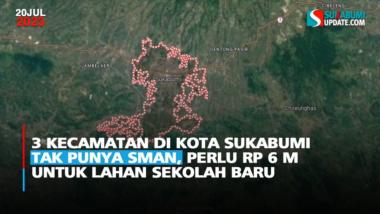 3 Kecamatan di Kota Sukabumi Tak Punya SMAN, Perlu Rp 6 M untuk Lahan Sekolah Baru