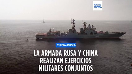 Rusia y China realizan ejercicios navales conjuntos en el mar de Japón