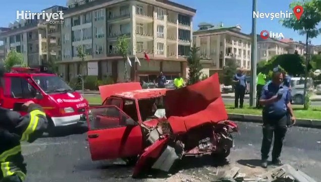 Nevşehir’de feci kaza: Trafiğe kapalı yola girdi, dehşet saçtı
