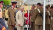 Royal Guards meet King Charles
