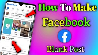Facebook ~ এ Blank পোস্ট করুন || How To Make Facebook Blank Post ‎@TecHBanglaInfo
