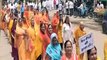 कर्नाटक में जैन मुनि की हत्या के विरोध में जैन समाज ने निकाला मौन जुलूस-video