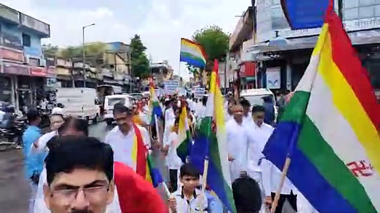 जैन समाज ने मौन महारैली निकालकर जताया आक्रोश