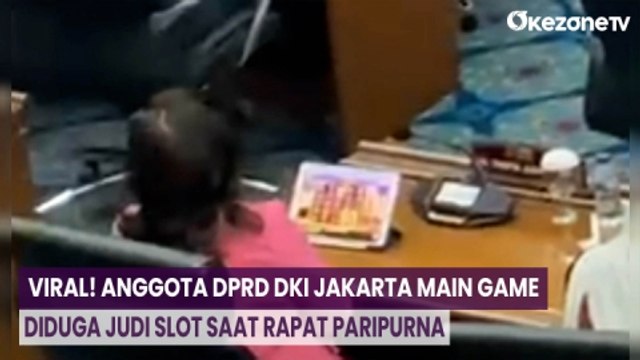 Viral! Anggota DPRD DKI Jakarta Main Game Diduga Judi Slot saat Rapat Paripurna