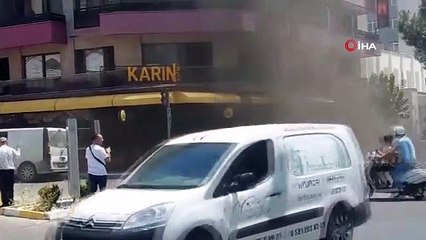 Nazilli'de otel yangını panikletti