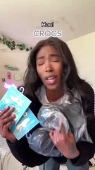 Crocs noir et jibbitz