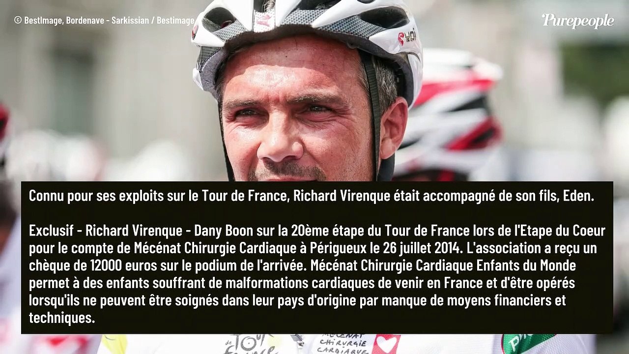 PHOTOS Richard Virenque : Rare apparition au côté de son fils Eden (8 ans), qui lui ressemble déjà beaucoup