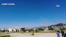 Türk Hava Kuvvetlerinin akrobasi timi Türk Yıldızları Isparta’da keşif uçuşu gerçekleştirdi